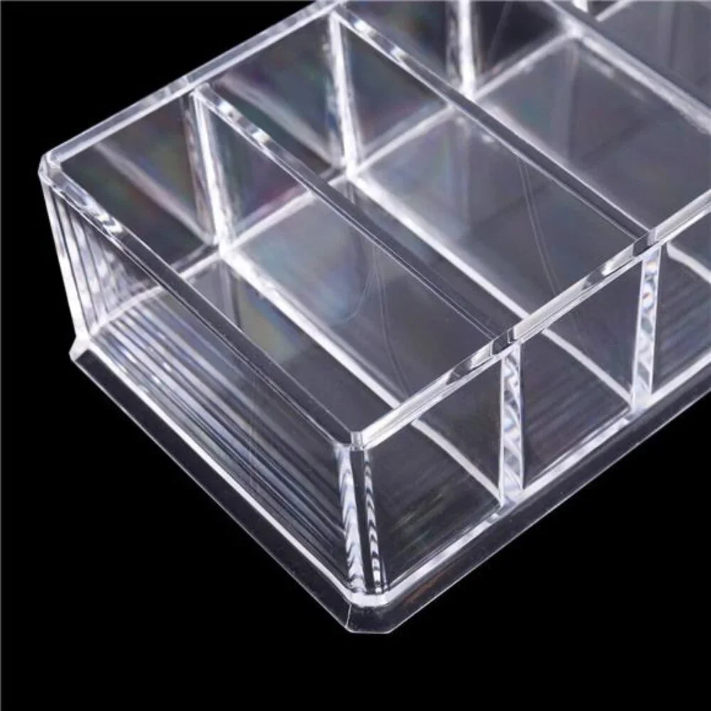 4 Pack Acrylic Compact Organizer Cosmetics Beauty Care Powder Holder Blushes
